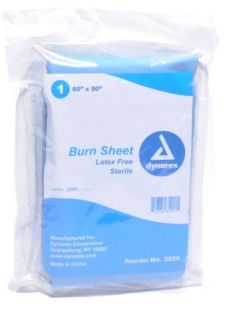 burn sheet