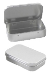 Mini Hinged Survival Kit Tins 