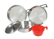 5 Pc. Stainless Mess Kit