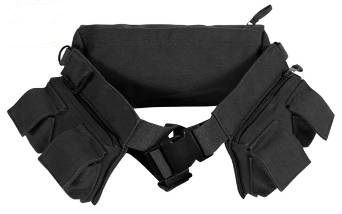 Canvas 7 Pocket Fanny Pack blk